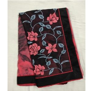 Velvet border saree